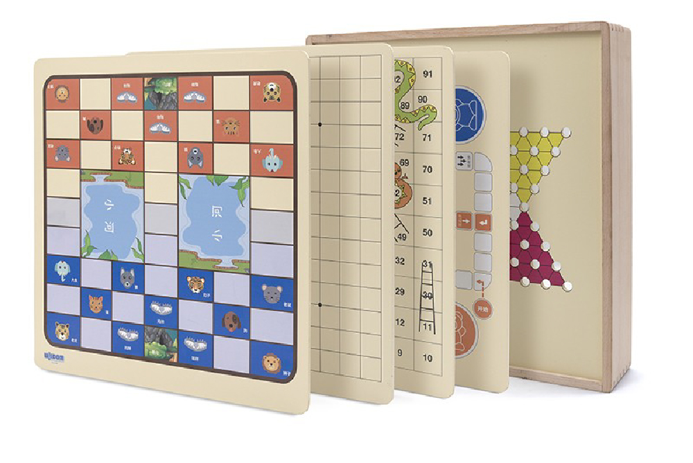 五合一多功能遊戲棋